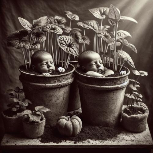 babies-in-flowerpots-freewebnu-digital-art-021