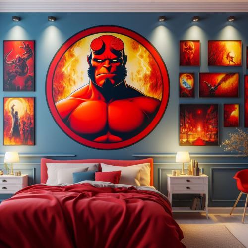 Hellboy-bedroom-freewebnu-digital-art