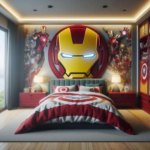 Ironman-bedroom-freewebnu-digital-art
