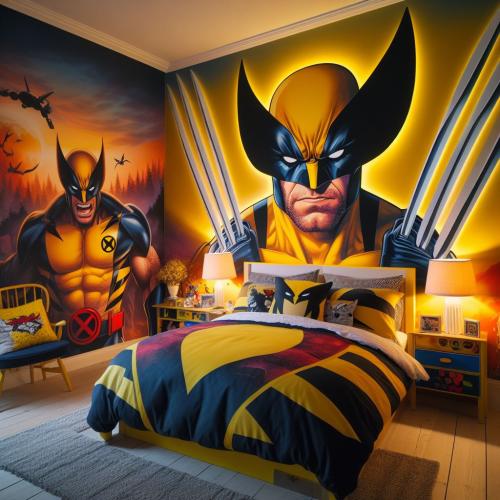 Wolverine-bedroom-freewebnu-digital-art