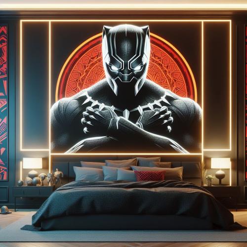 black-panther-bedroom-freewebnu-digital-art
