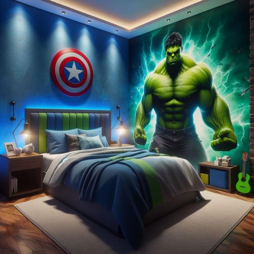 hulk-bedroom-freewebnu-digital-art