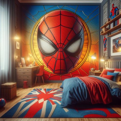 spiderman-bedroom-freewebnu-digital-art