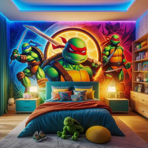 teenage-mutant-ninja-turtles-bedroom-freewebnu-digital-art