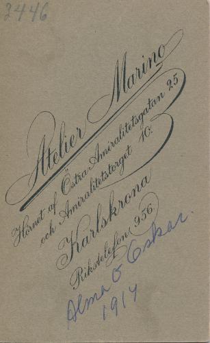 karlskrona-atelier-marino-brollopspar-alma-och-oskar-1914-001-b