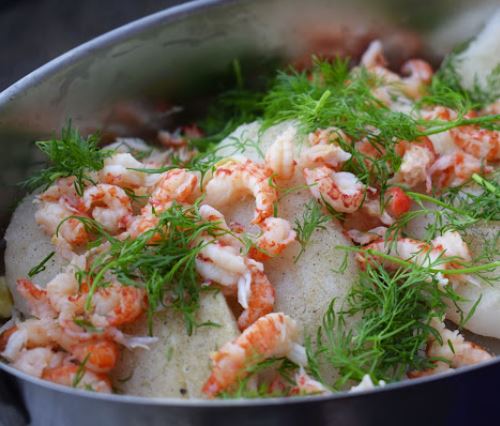 Cod gratin with crayfish tails 0 (0)