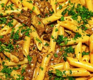 Pasta with Entrecote