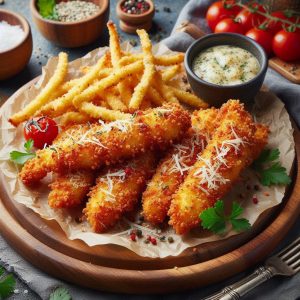 Parmesan Crusted air fryer Chicken Tenders 0 (0)